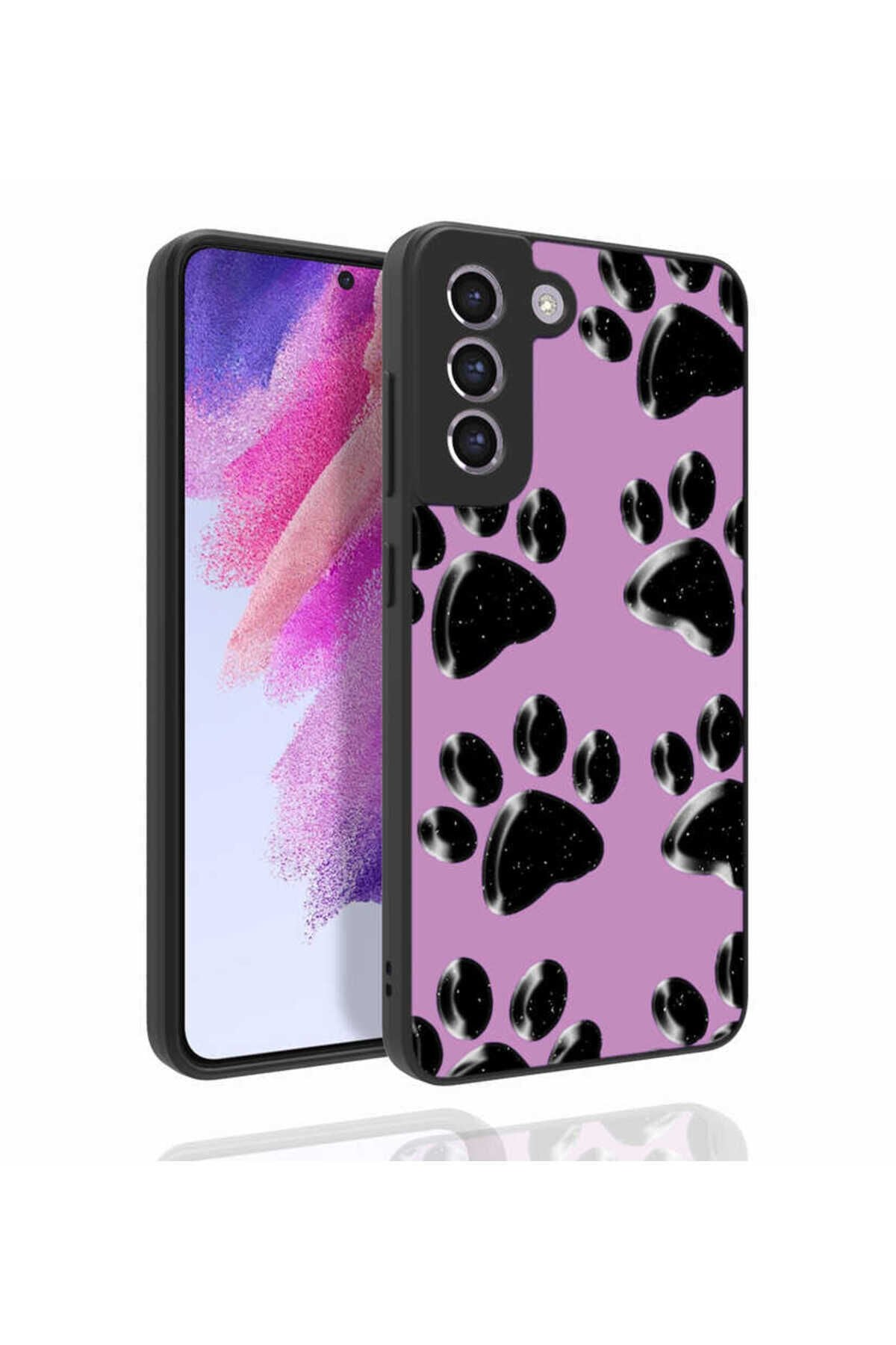 Galaxy S21 FE Uyumlu Desenli Kamera Korumalı Parlak ATA Nora Kılıf-NO3 No3