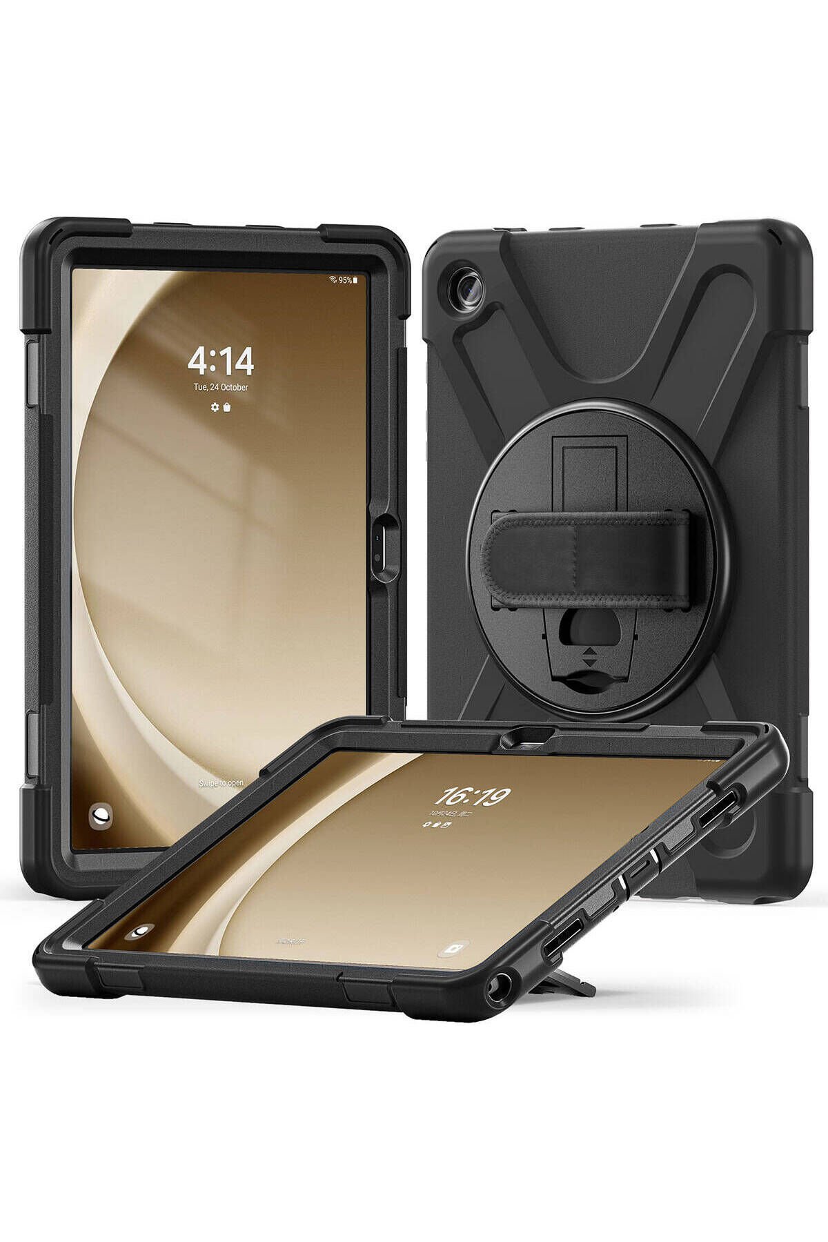 Galaxy Tab A9 Plus BSAY Defender Tablet Silikon - Siyah Siyah