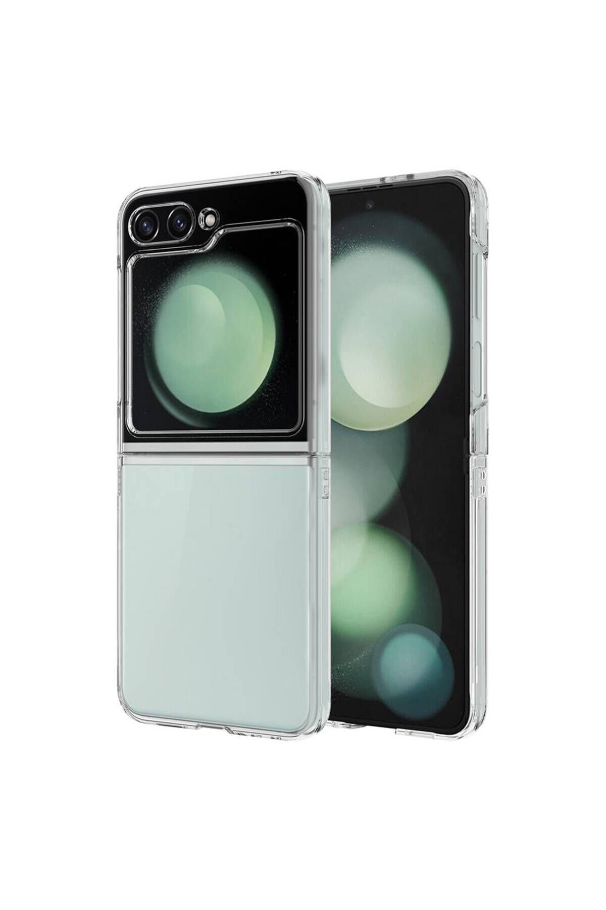 Galaxy Z Flip 5 Uyumlu ATA Droga Kılıf-Renksiz Renksiz