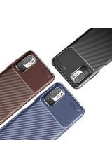 Poco M3 Pro Kılıf GNST Negro Silikon Kapak - Kahverengi Kahverengi