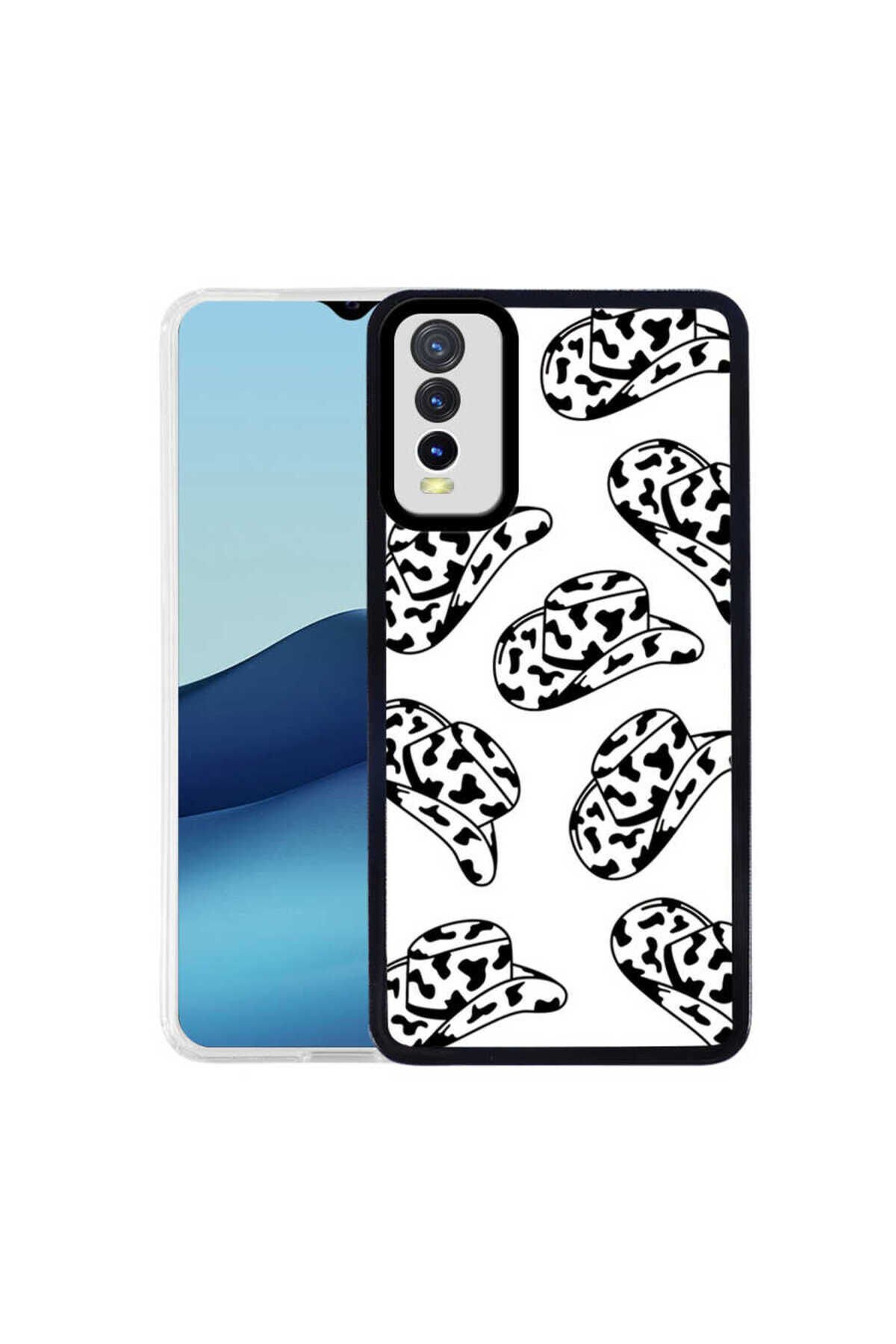 Vivo Y20 Kılıf BSAY M-Fit Desenli Kapak - Heart No6 Hat No5