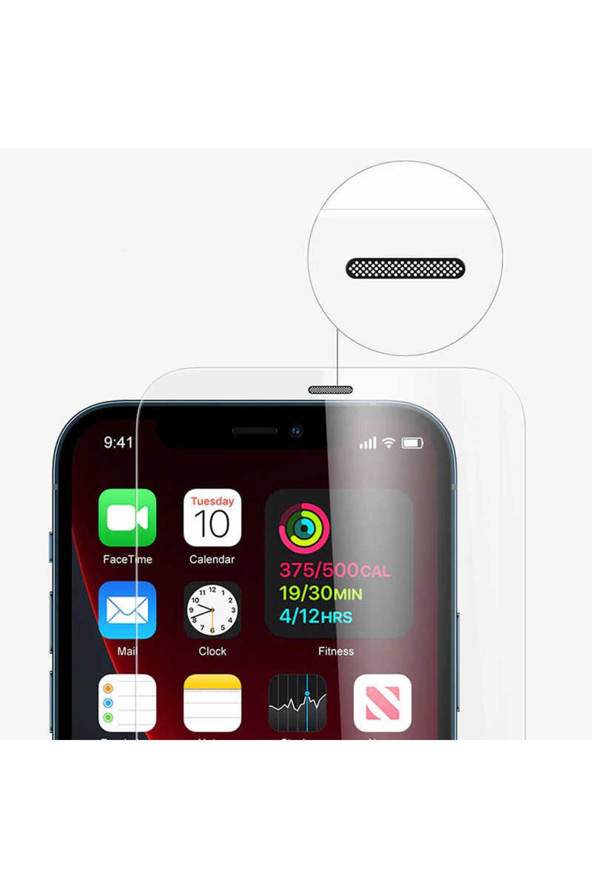 iPhone 12 Uyumlu BSAY Vox Glass Temperli Ekran Koruyucu