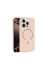 iPhone 16 Pro Kılıf M-safe Şarj Özellikli Zore Meta Kapak - Lacivert Gri