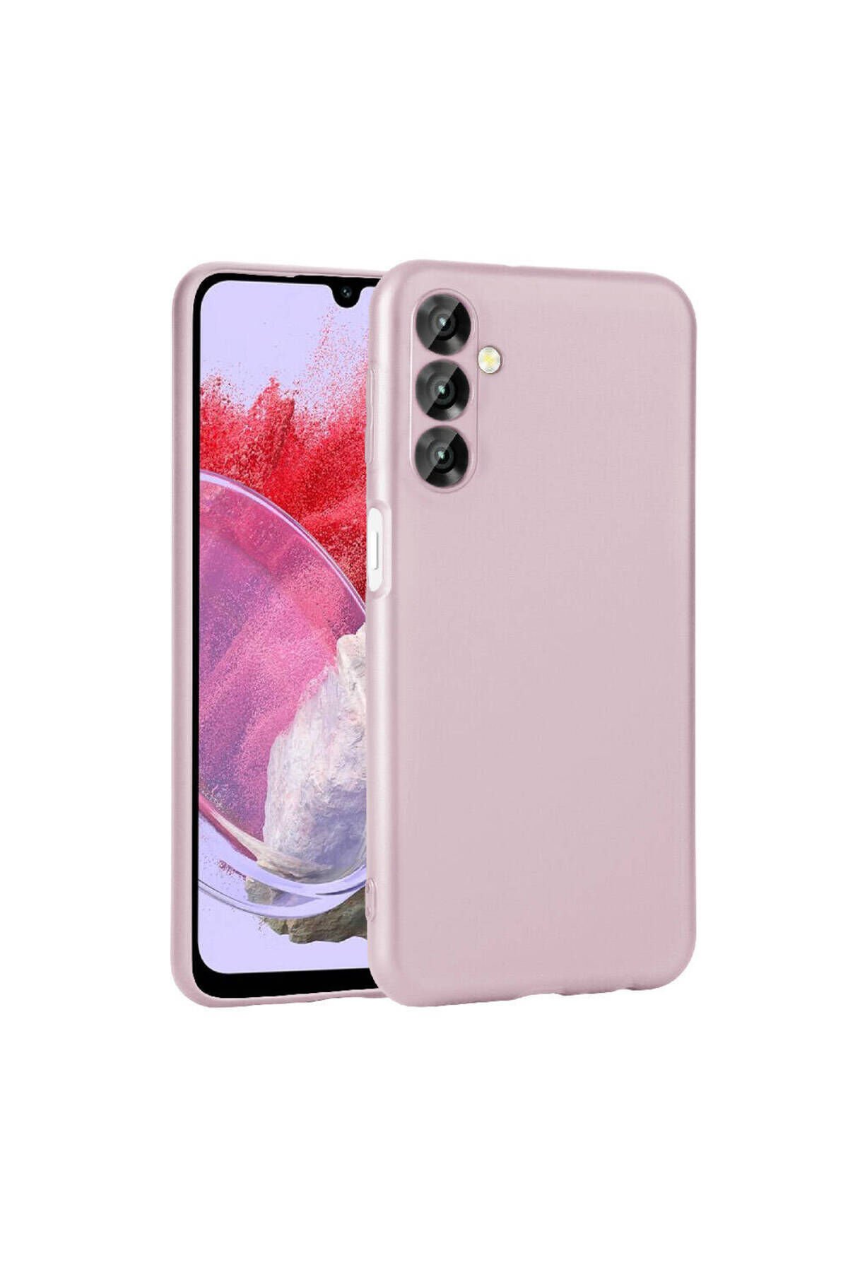 Galaxy M34 5G Kılıf BSAY Premier Silikon Kapak - Siyah Rose Gold
