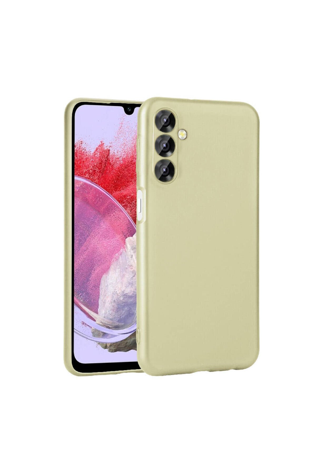 Galaxy M34 5G Kılıf FRMS Premier Silikon Kapak - Gold Gold