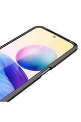 Redmi Note 10 5G Kılıf BSAY Niss Silikon Kapak - Kırmızı Lacivert
