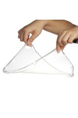 iPad 9.7 2018 (6.Nesil) - Uyumlu Uyumlu BSAY Tablet Nitro Anti Shock Silikon Kapak-Renksiz Renksiz