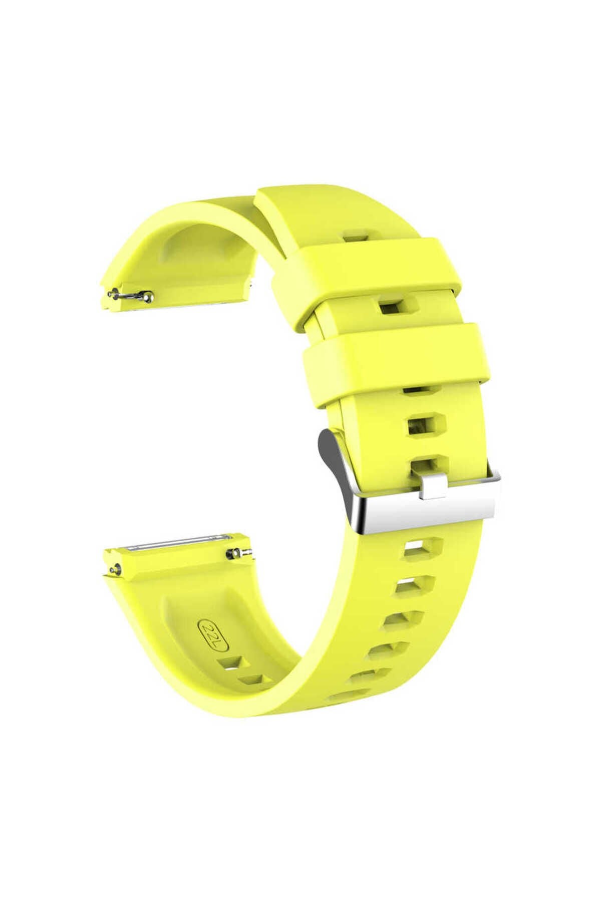 Huawei GT 2E KRD-26 Uyumlu BSAY Kordon-Açık Yeşil Sarı