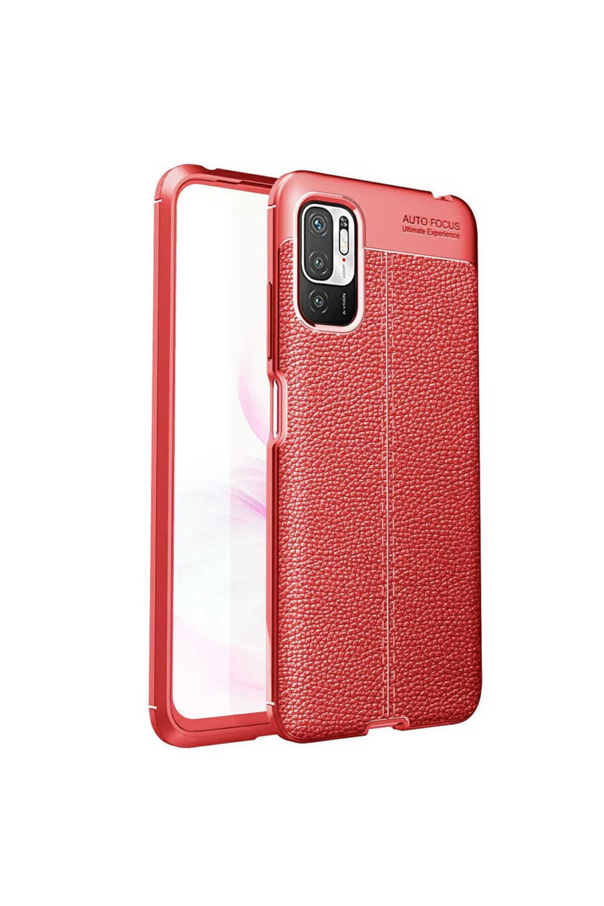 Poco M3 Pro Kılıf BSAY Niss Silikon Kapak - Kırmızı Kırmızı