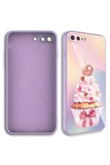 iPhone 7 Plus Kılıf Kamera Korumalı Desenli Sert Silikon BSAY Epoksi Kapak - NO2 No3