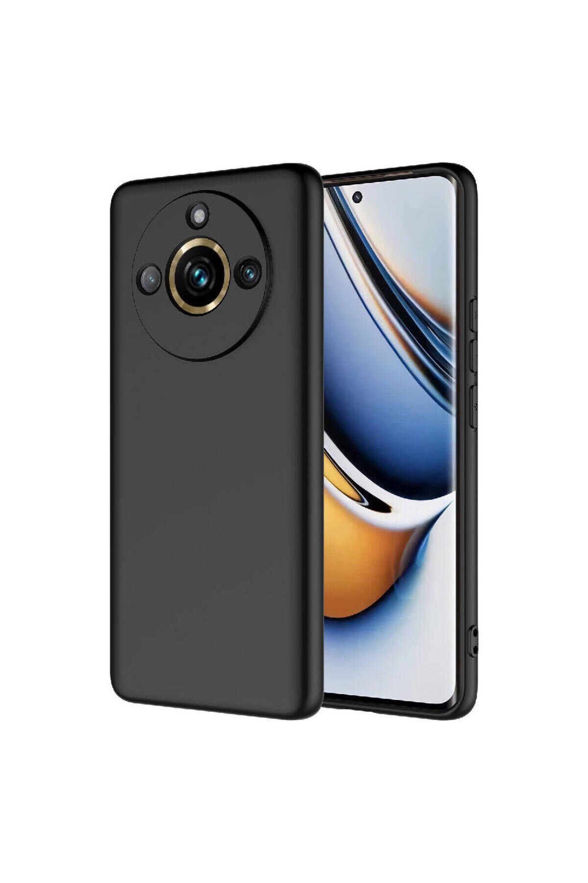 Realme 11 Pro Plus Kılıf BSAY Mara Lansman Kapak - Koyu Yeşil Siyah