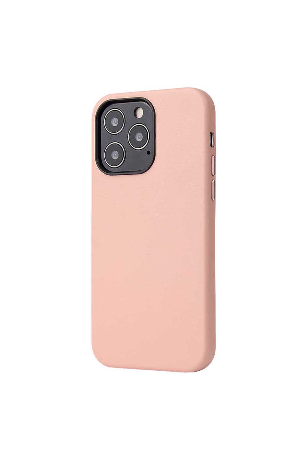 iPhone 13 Pro Max Uyumlu BSAY Eyzi Kılıf-Siyah Pembe