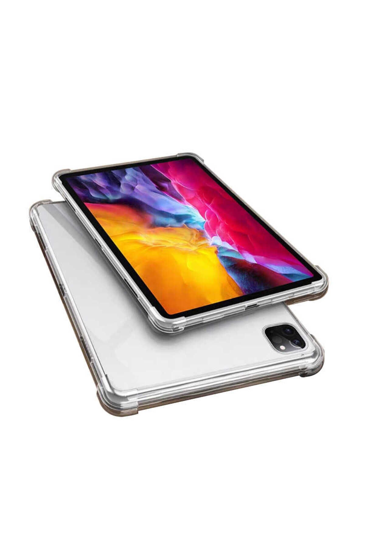 iPad Pro 11 2020 (2.Nesil) - Uyumlu Uyumlu BSAY Tablet Nitro Anti Shock Silikon Kapak-Renksiz Renksiz