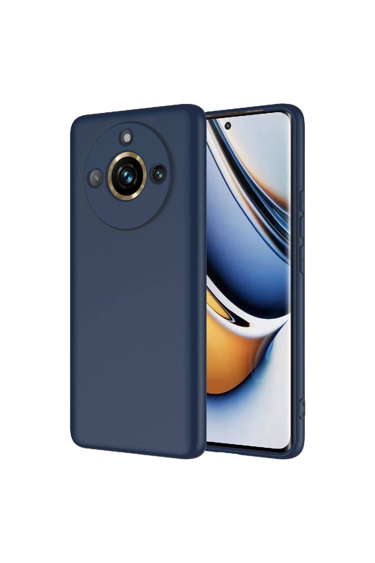 Realme 11 Pro Plus Kılıf BSAY Mara Lansman Kapak - Koyu Yeşil Lacivert