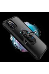 iPhone 12 Pro Max Uyumlu BSAY Mola Kılıf-Kırmızı Siyah
