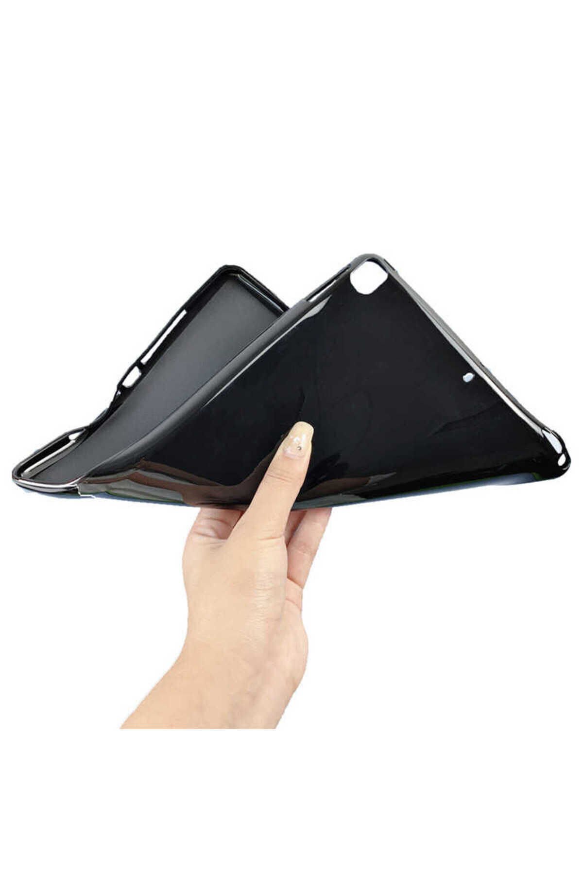 MatePad T8 Uyumlu BSAY Tablet Süper Silikon Kapak-Renksiz Renksiz