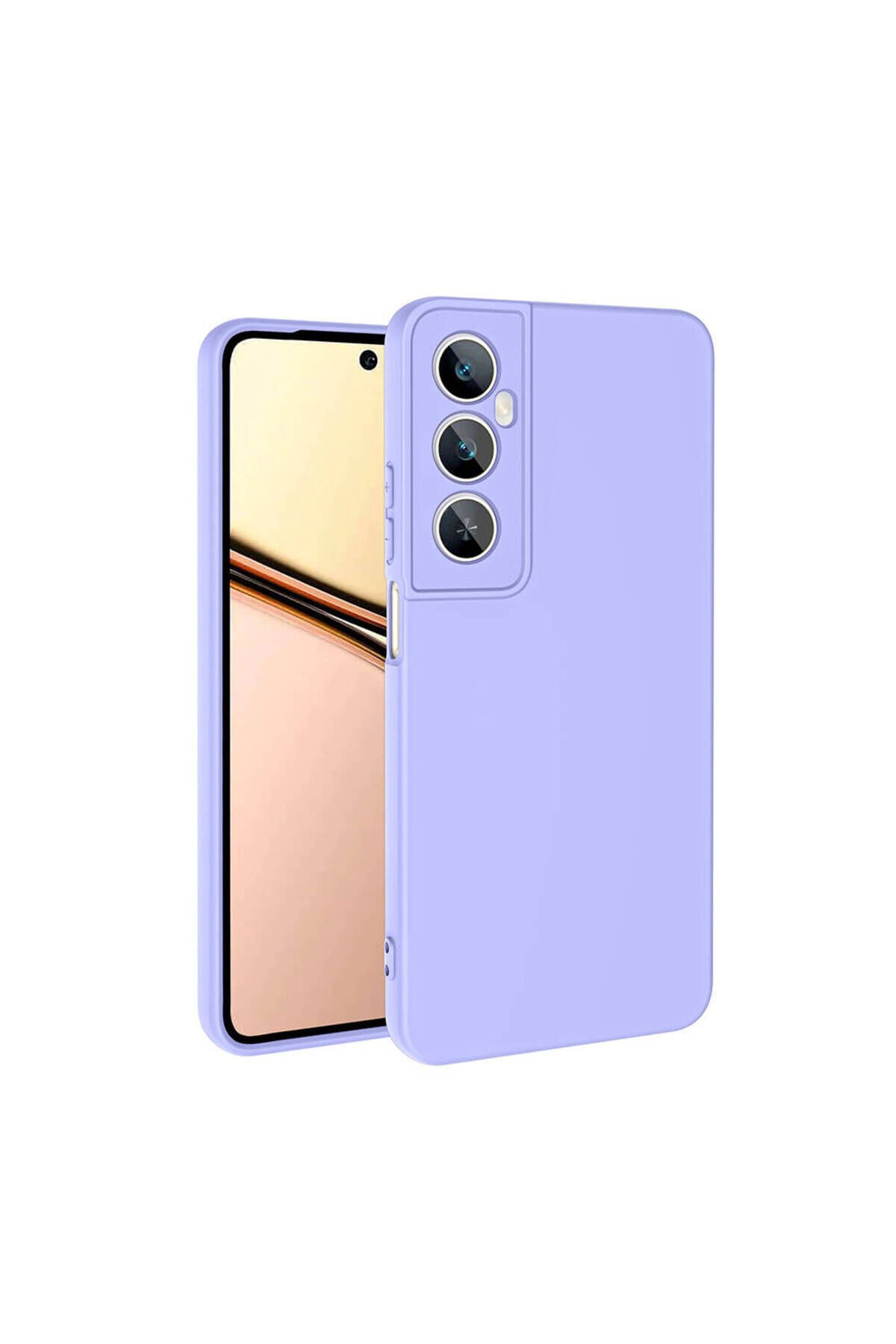 Realme C65 4G Kılıf BSAY Mara Lansman Kapak-Koyu Mor Lila
