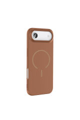 iPhone 17 Air Kılıf M-safe Şarj Özellikli Zore Meta Kapak - Siyah Turuncu
