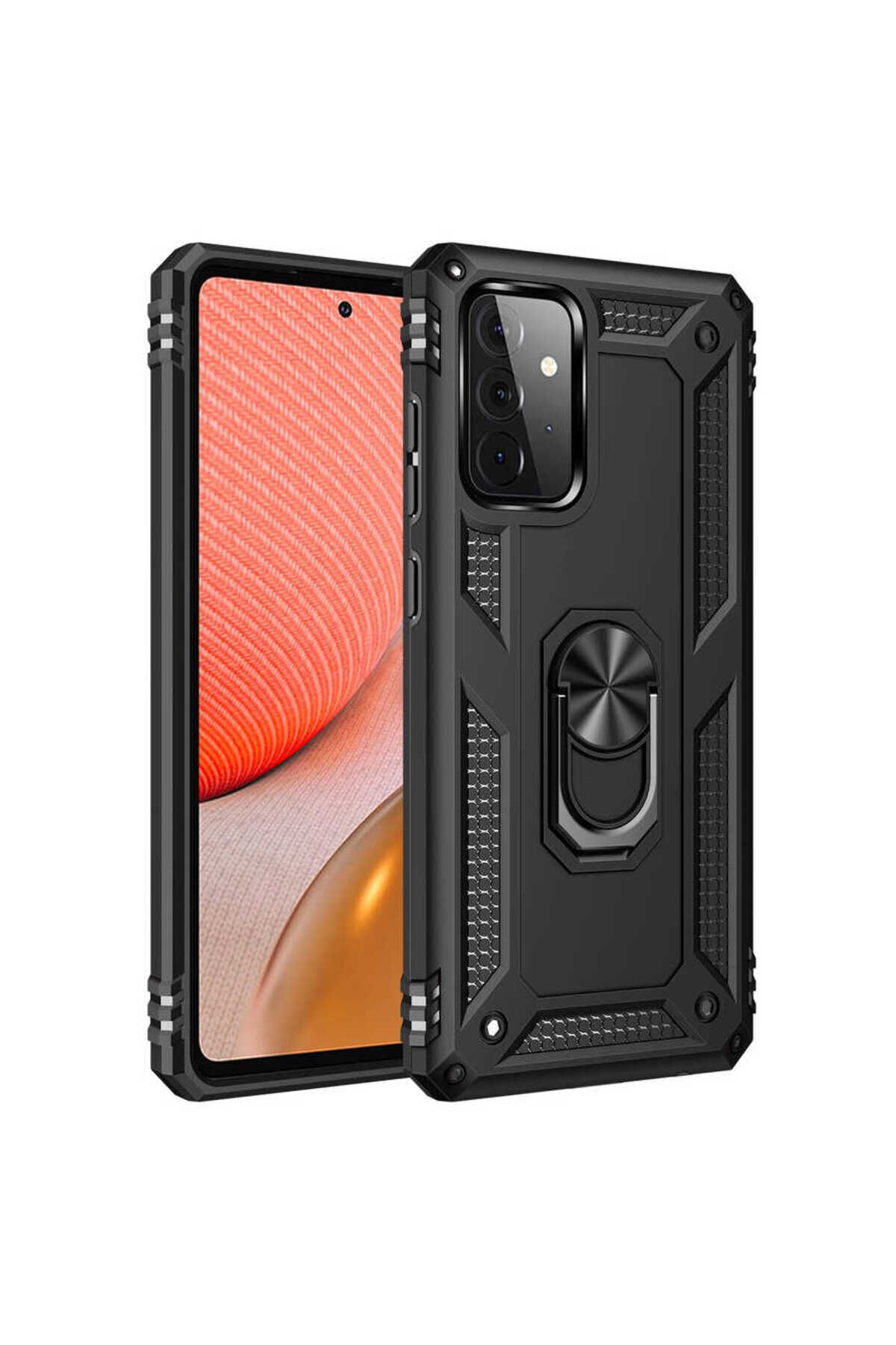 Galaxy A72 Kılıf BSAY Vega Kapak - Siyah