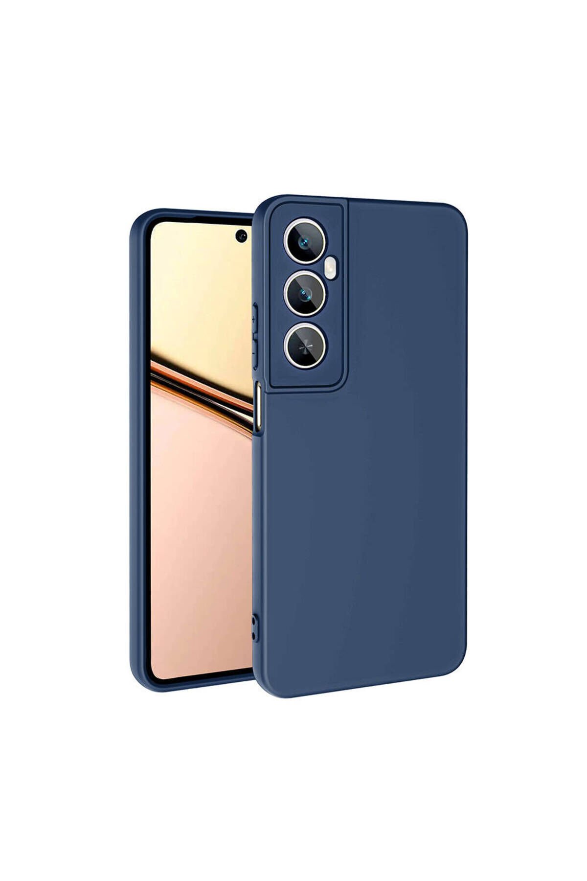 Realme C65 4G Kılıf BSAY Mara Lansman Kapak-Koyu Mor Lacivert