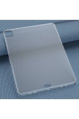 iPad Pro 13 2024 Kılıf ZPRB Tablet Süper Silikon Kapak - Şeffaf Şeffaf