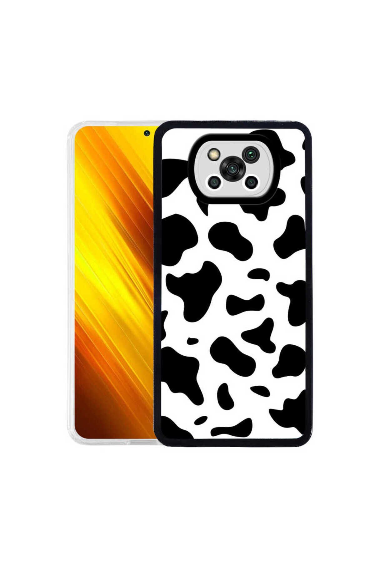 Poco X3 Kılıf GZST M-Fit Desenli Kapak - Love Story No2 Cow No1