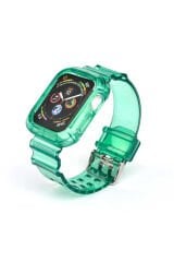 Watch 44mm KRD-27 Uyumlu BSAY Kordon-Yeşil Sarı