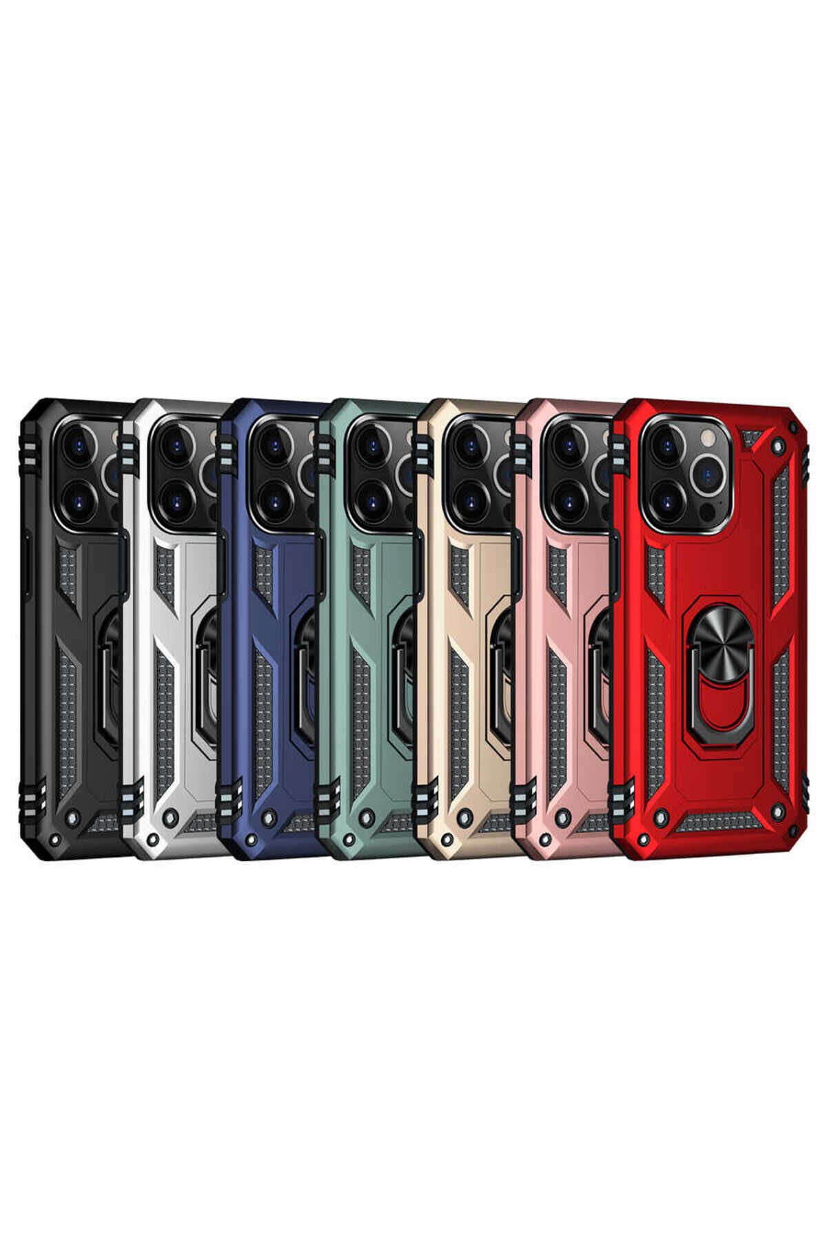 iPhone 13 Pro Uyumlu BSAY Vega Kılıf-Mavi Gold