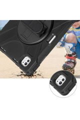 iPad Pro 11 2024 BSAY Defender Tablet Silikon - Siyah Siyah