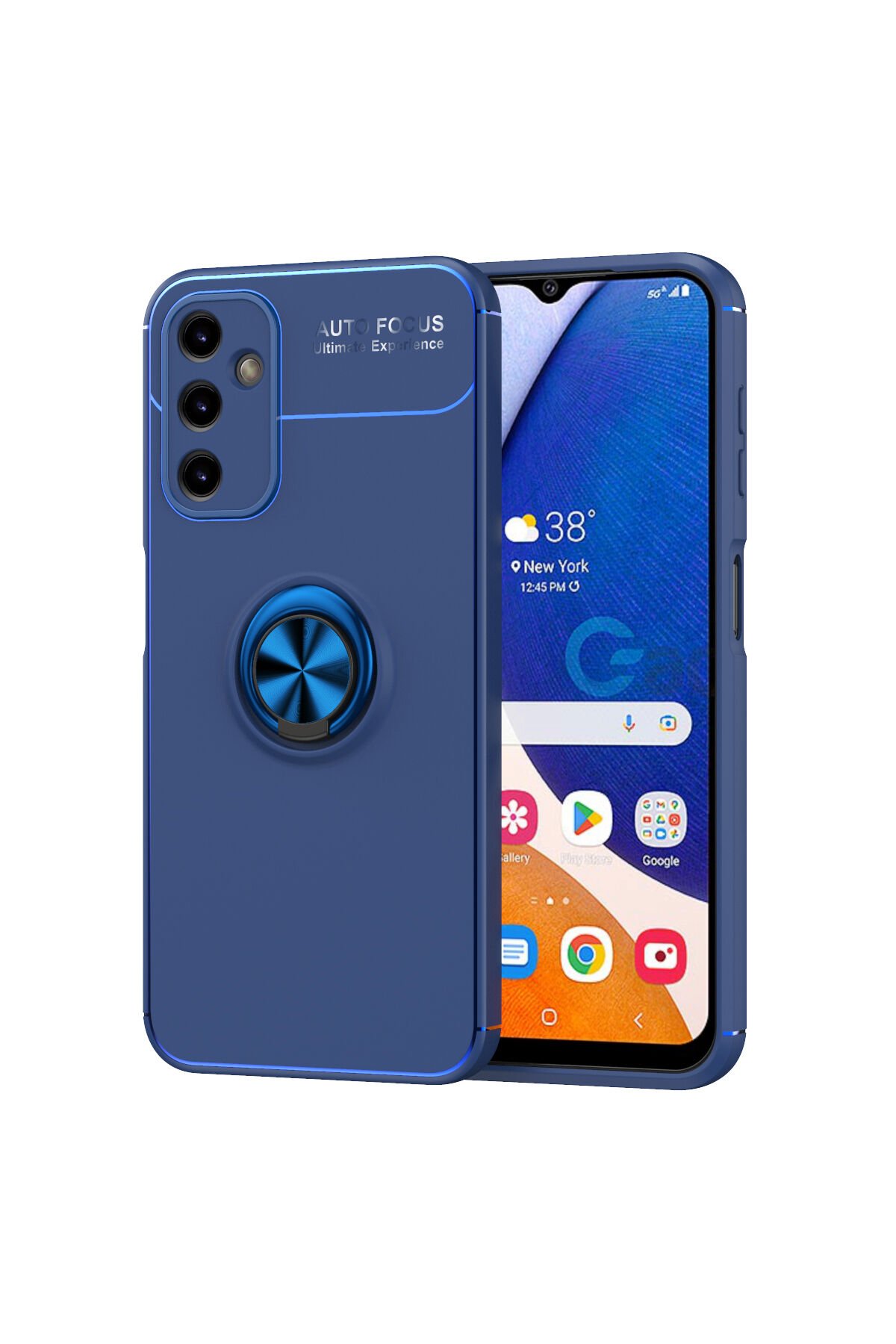 Galaxy A34 Kılıf BSAY Ravel Silikon Kapak - Mavi Mavi
