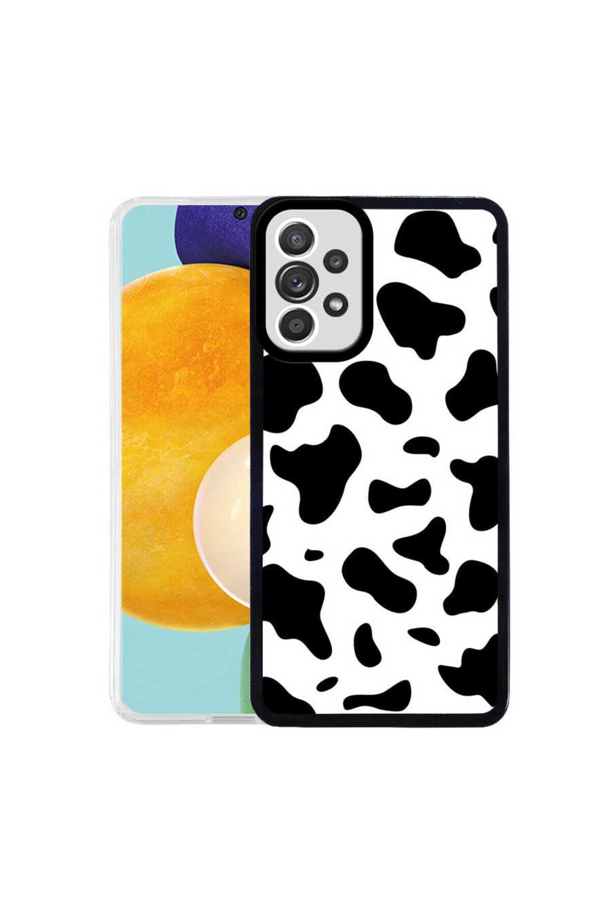 Galaxy A72 Kılıf ANKY M-Fit Desenli Kapak - Cow No1 Cow No1