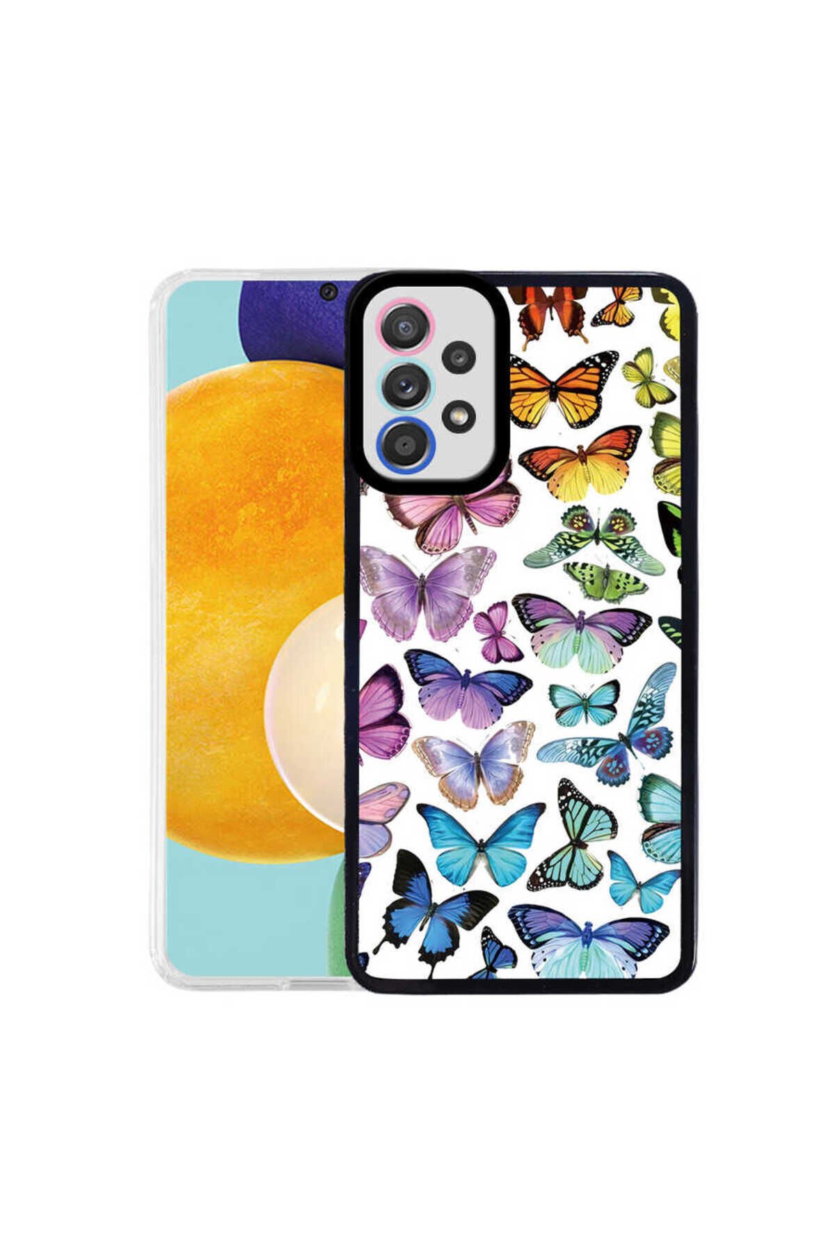 Galaxy A72 Kılıf BSAY M-Fit Desenli Kapak - Love Story No2 Love Story No2