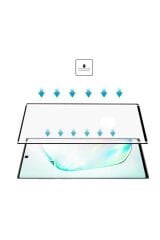 Galaxy Note 10 Plus Uyumlu BSAY Kavisli Full Yapışkanlı Cam Ekran Koruyucu