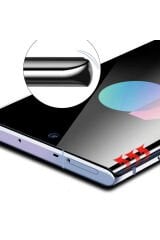 Galaxy Note 10 Plus Uyumlu BSAY Kavisli Full Yapışkanlı Cam Ekran Koruyucu