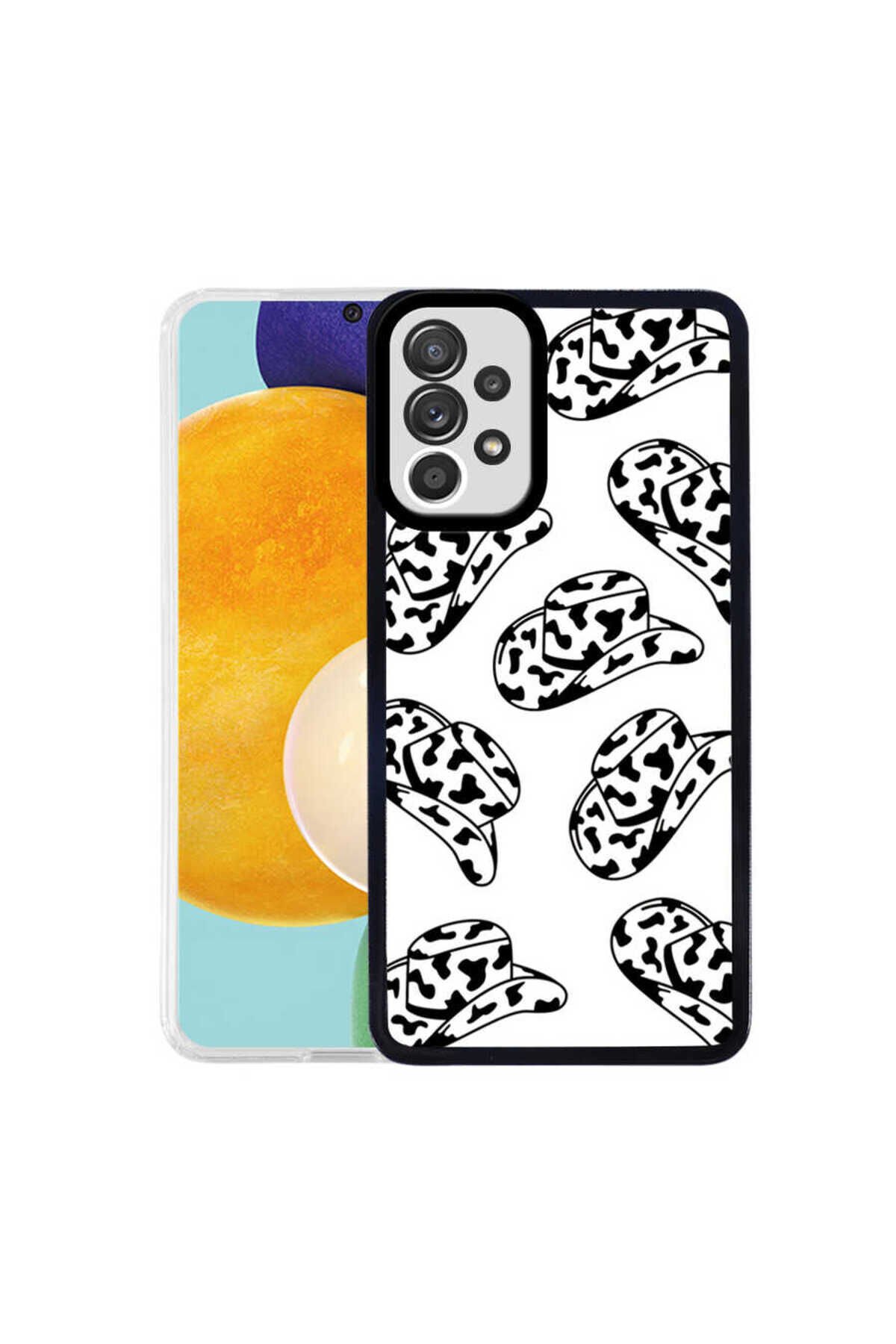 Galaxy A72 Kılıf GZST M-Fit Desenli Kapak - Hat No5 Hat No5