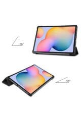 Galaxy Tab S7 T870 Uyumlu BSAY Smart Cover Standlı 1-1 Kılıf-Kırmızı Lacivert