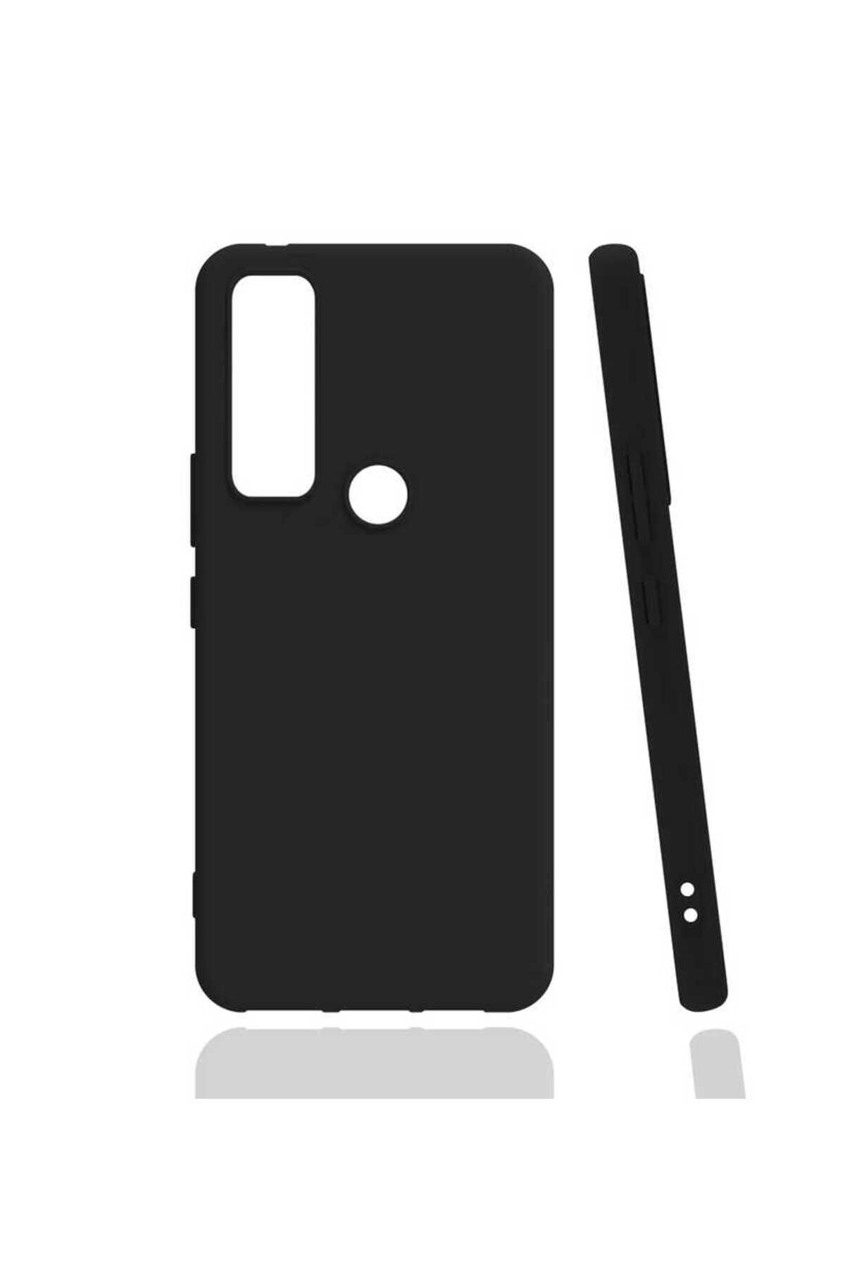 TCL 20 SE Kılıf BSAY Biye Silikon - Mor Siyah