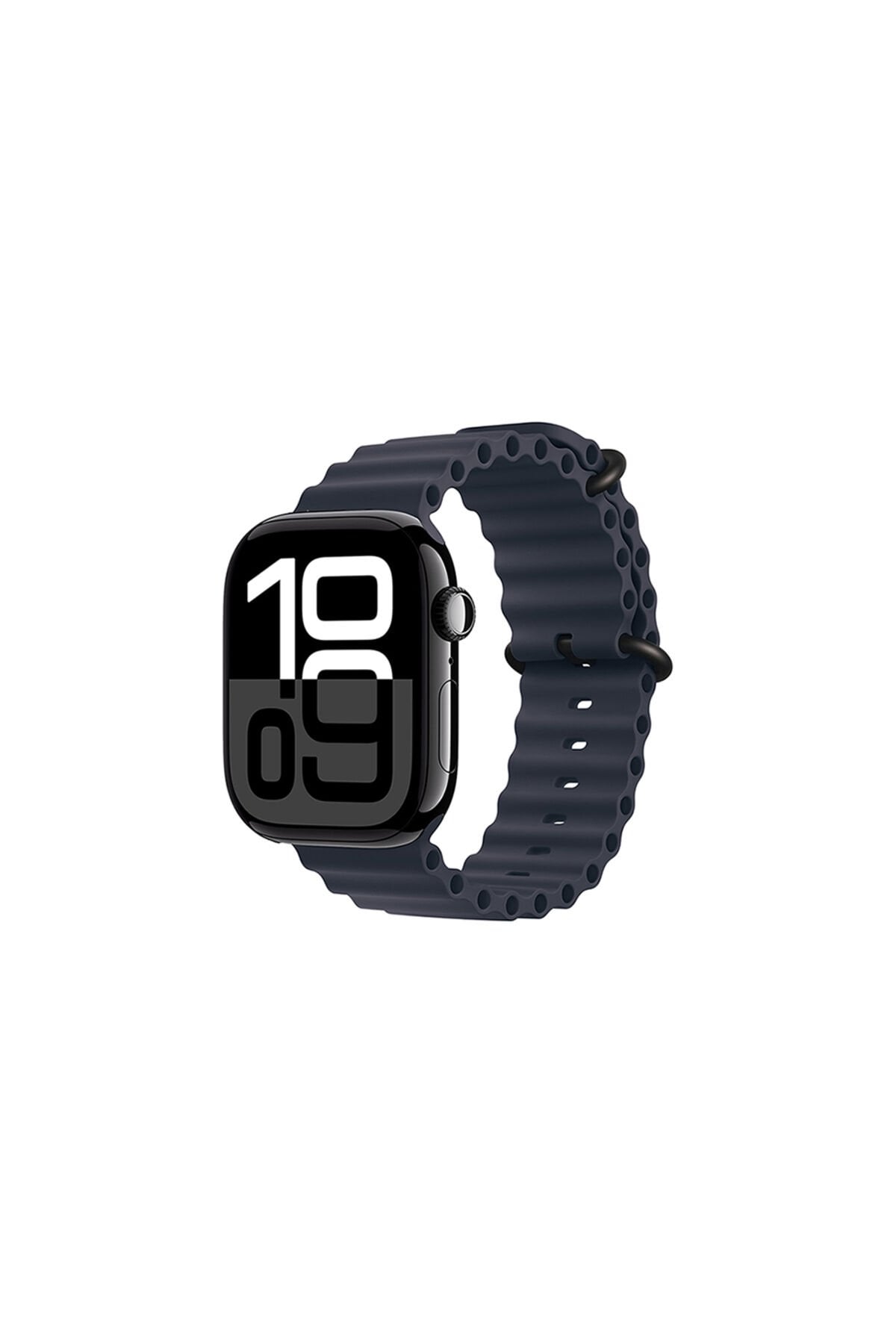 Watch 10 42mm Uyumlu BSAY KRD-75 Silikon Kordon-Mat Lacivert