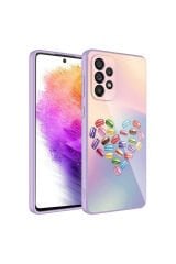 Galaxy A33 5G Kılıf Kamera Korumalı Desenli Sert Silikon BSAY Epoksi Kapak - NO7 No5