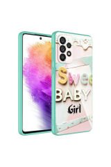 Galaxy A33 5G Kılıf Kamera Korumalı Desenli Sert Silikon BSAY Epoksi Kapak - NO7 No5
