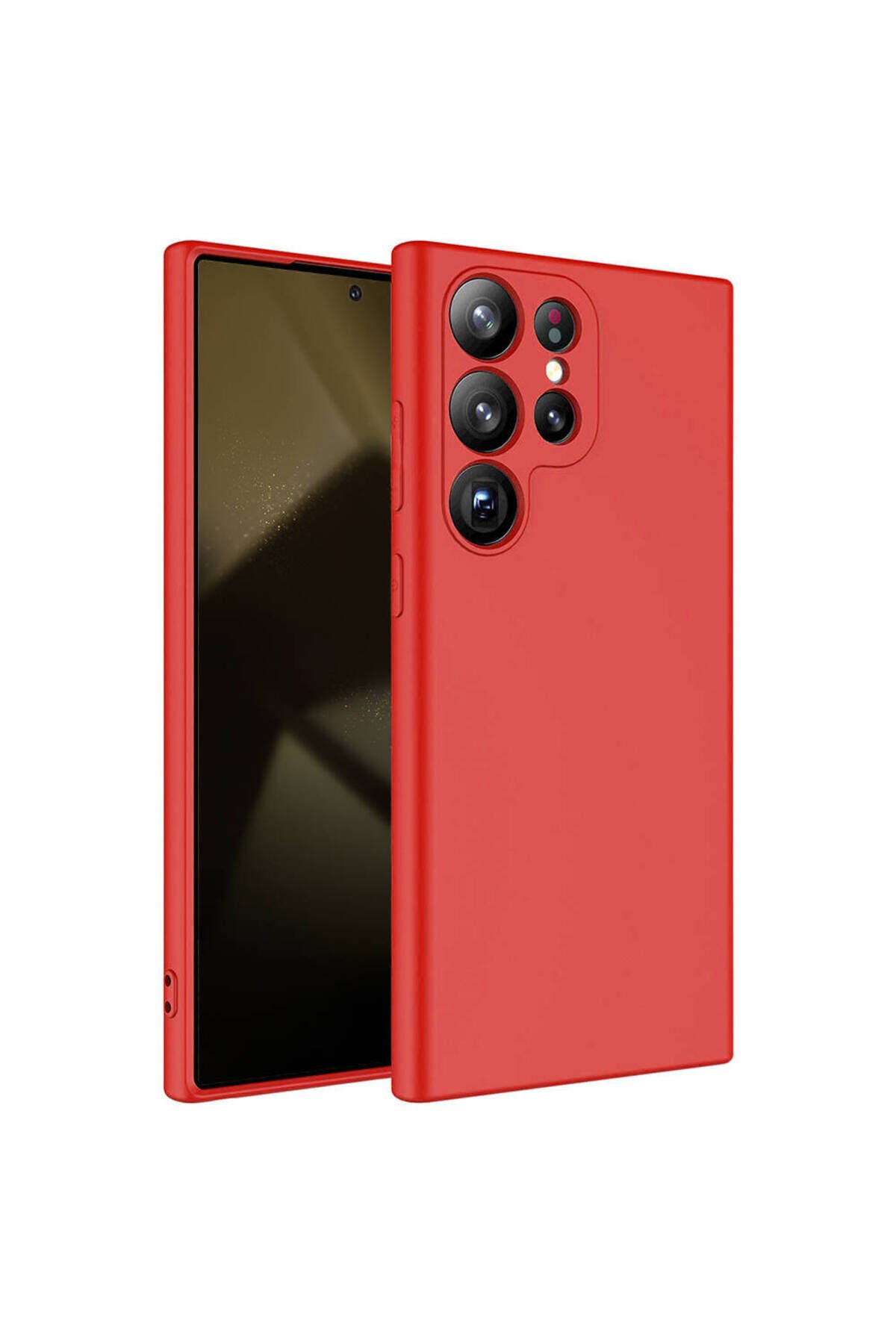 Galaxy S24 Ultra Kılıf EFR Mara Lansman Kapak - Kırmızı Kırmızı