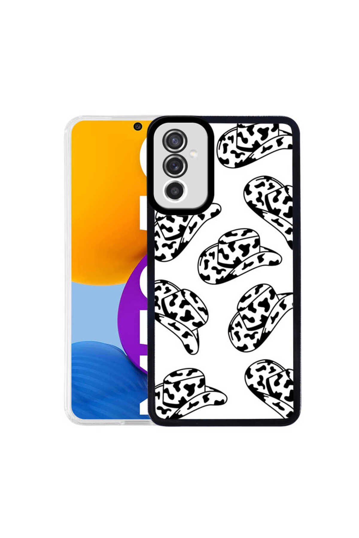 Galaxy M52 Kılıf ASMA M-Fit Desenli Kapak - Hat No5 Hat No5