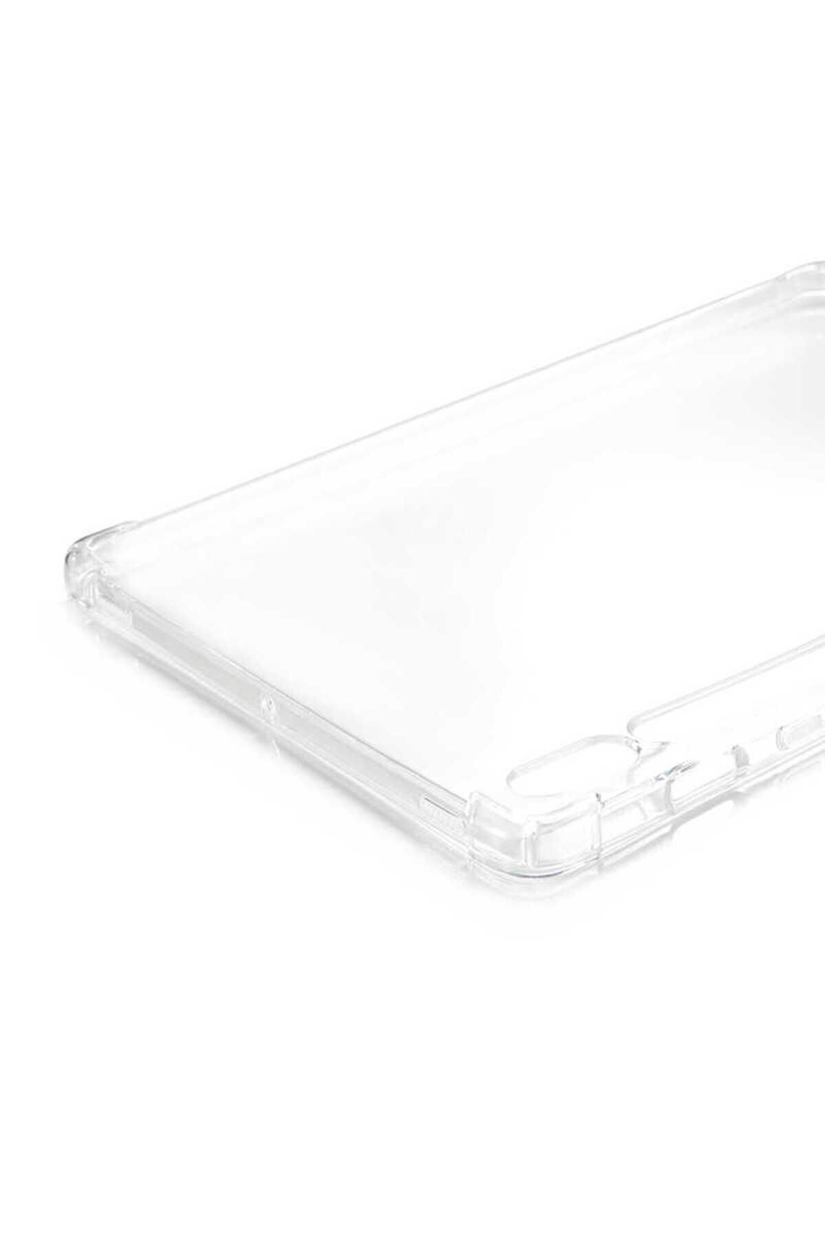 Galaxy Tab S7 T870 Kılıf Uyumlu BSAY Tablet Nitro Anti Shock Silikon Kapak-Renksiz Renksiz