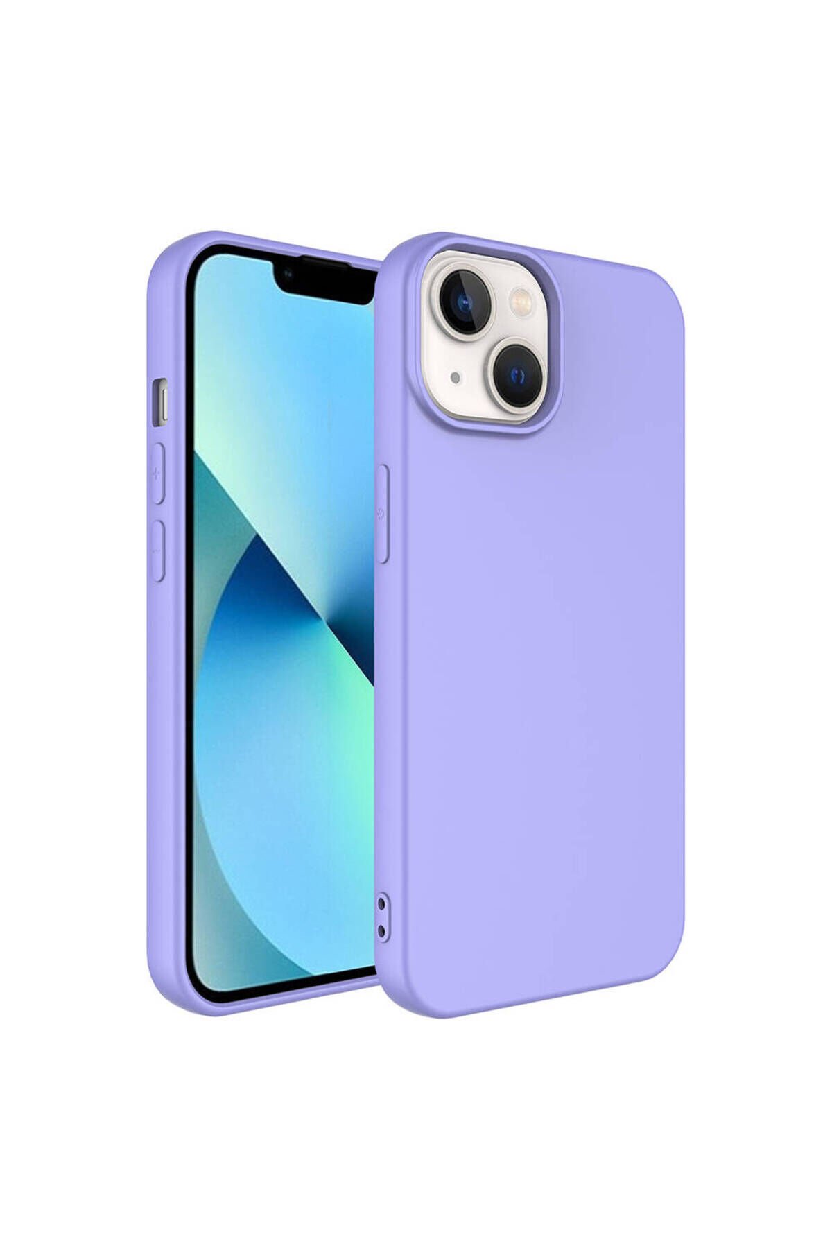 iPhone 14 Kılıf BSAY LSR Lansman Kapak - Lila