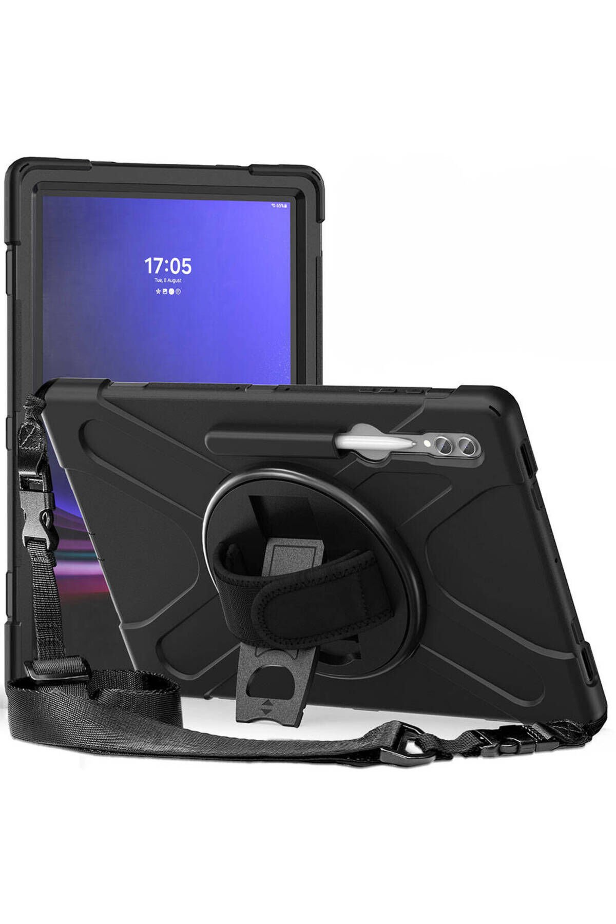 Galaxy Tab S10 Ultra CPPL Defender Tablet Silikon - Siyah Siyah