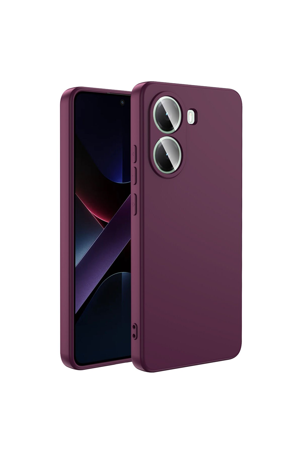 Poco X7 Pro Kılıf ASMA Mara Lansman Kapak - Koyu Mor Mor