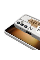 Galaxy A15 Kılıf Kamera Korumalı Baskılı Arka Yüzey BSAY Klas Kapak - Koyu Kahve