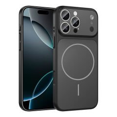 iPhone 15 Pro Max Kılıf Zore M-Safe Şarj Özellikli Kamera Korumalı Formen Kılıf