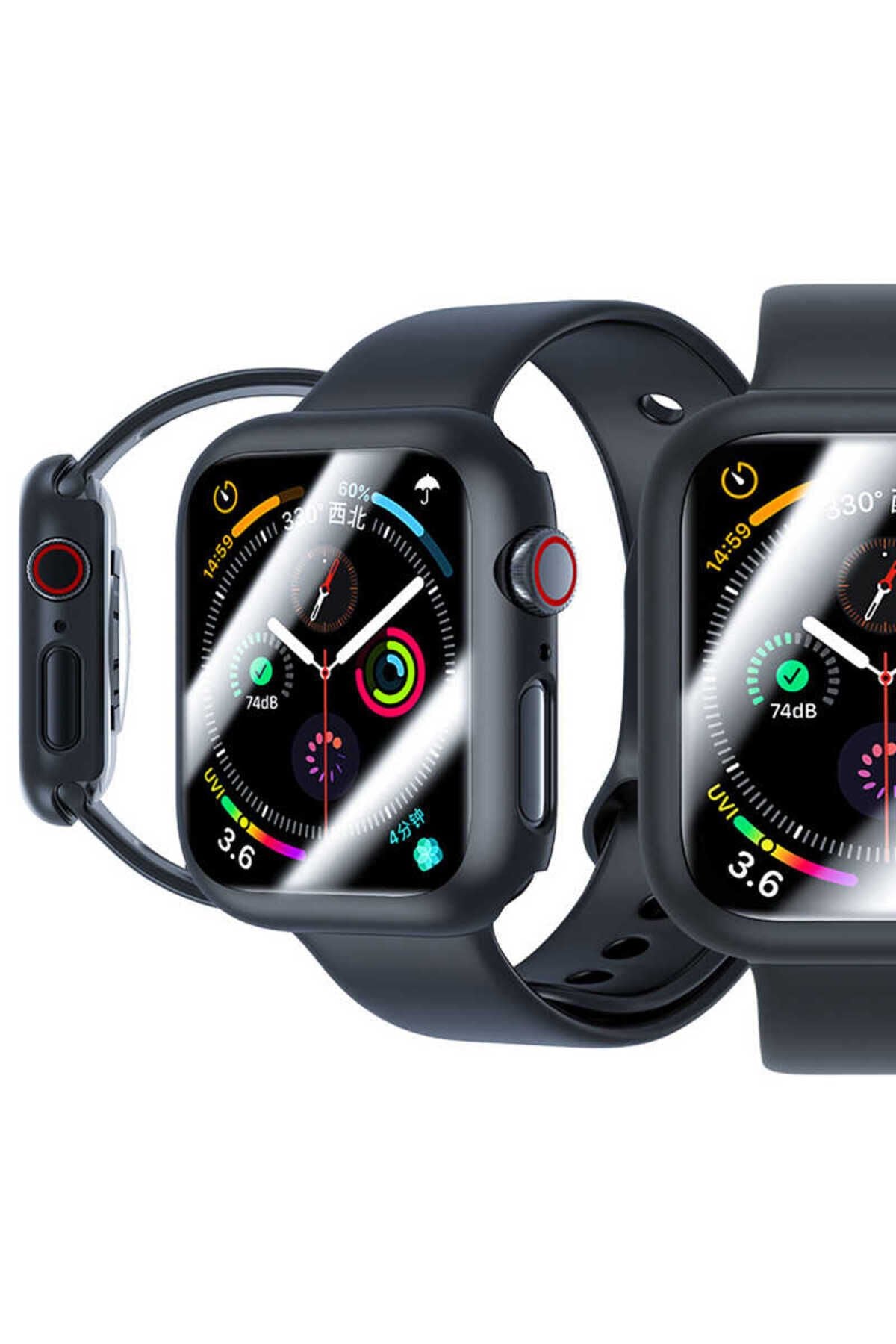 Watch 40mm BSAY Watch Gard Ekran Koruyucu - Siyah Siyah