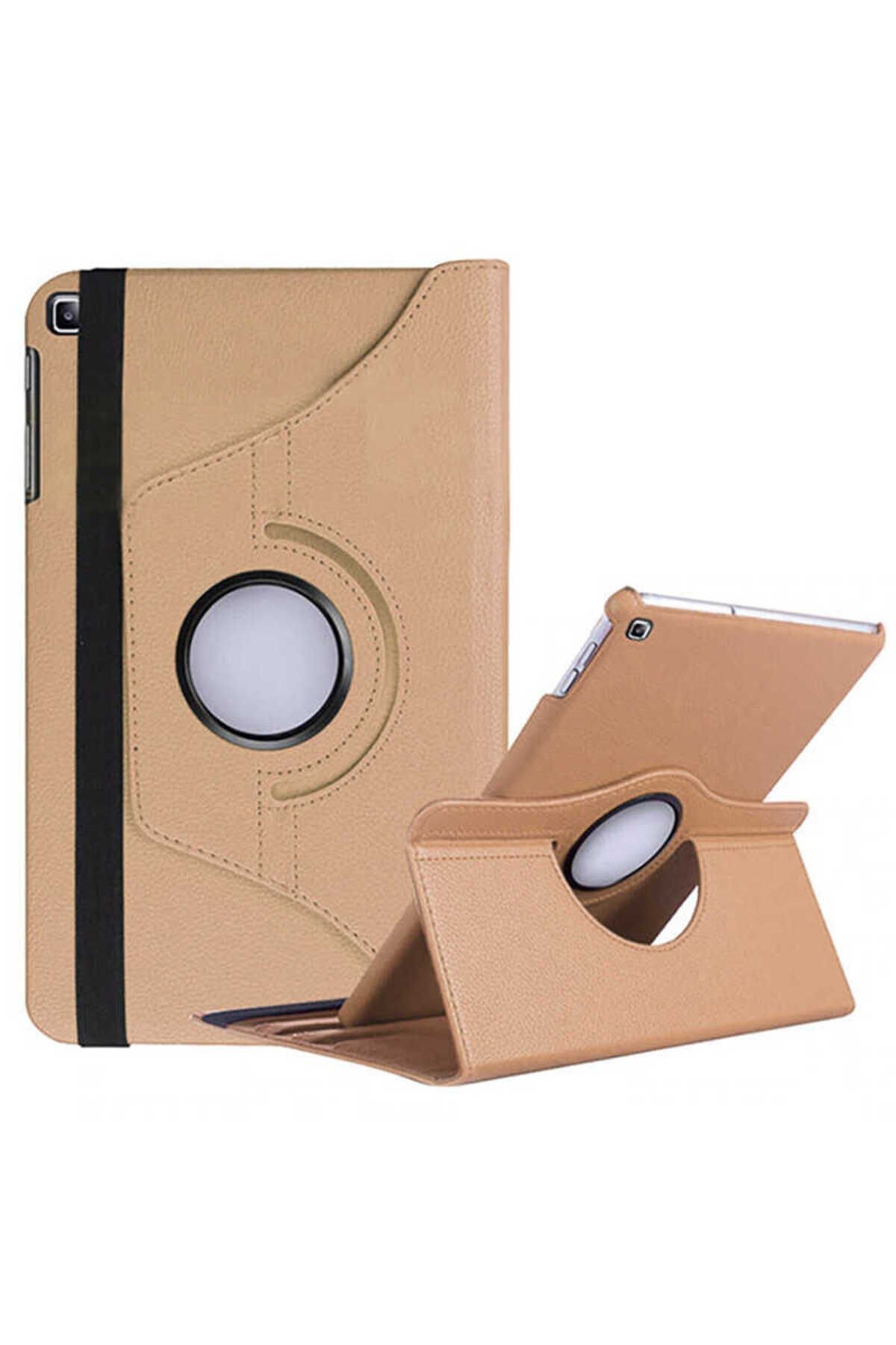 Galaxy Tab A7 10.4 T500 (2020) Uyumlu BSAY Dönebilen Standlı Kılıf-Mor Gold